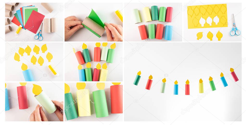 Materiali creativi comuni disposti sul tavolo